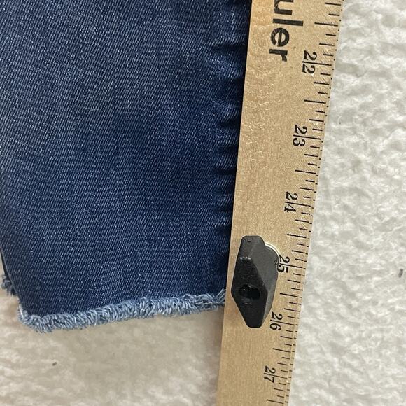 Mother Jeans Womens 27 Blue The Looker Ankle Fray Skinny Denim USA Low Rise - Picture 12 of 13